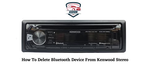 Select “Settings. . How to delete bluetooth device from kenwood radio